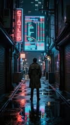 Greed Day in the Neon Slums