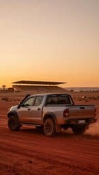 Chris en sy Dakar-Bakkie