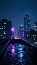 Neon Rain Echoes