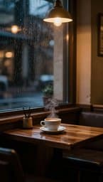 Rainy Cafe Night