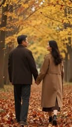 가을빛에 물든 우리