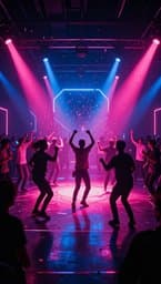 Neon Dance Floor
