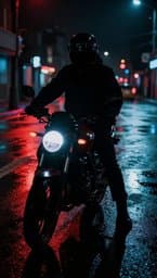 Motorrad und Hund