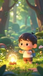 Magical cartoon journey