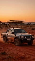Chris en sy Dakar-Bakkie