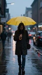 Yellow-Top Umbrella