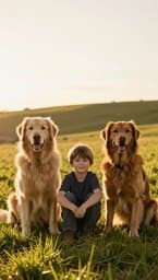 Luke and His Dogs