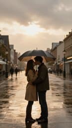 Primer Beso en la Lluvia