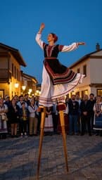 Magda the Stilt Dancer