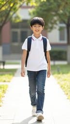 Marche vers l'école