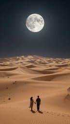 Moon Over Sahara