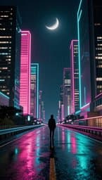 Neon Midnight Echoes