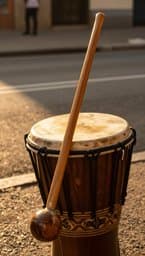 Berimbau e Atabaque