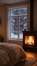 Firelight Snow