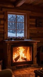 Cozy Evening by the Fire