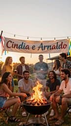 Churrasco da Cindia e Arnaldo
