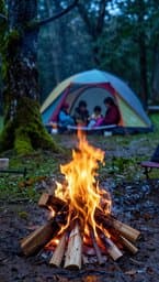 Rainy Campfire Harmony