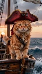 Flash the Pirate Cat