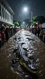 Crocodiles and Floods